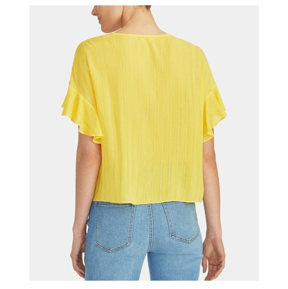 RACHEL Rachel Roy Zinnia Tie-Front Top - Picture 2 of 2